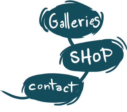 Menu: Galleries, Shop, Contact